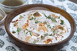 Dahi VadaÃÂ or Dahi Bhalla photo